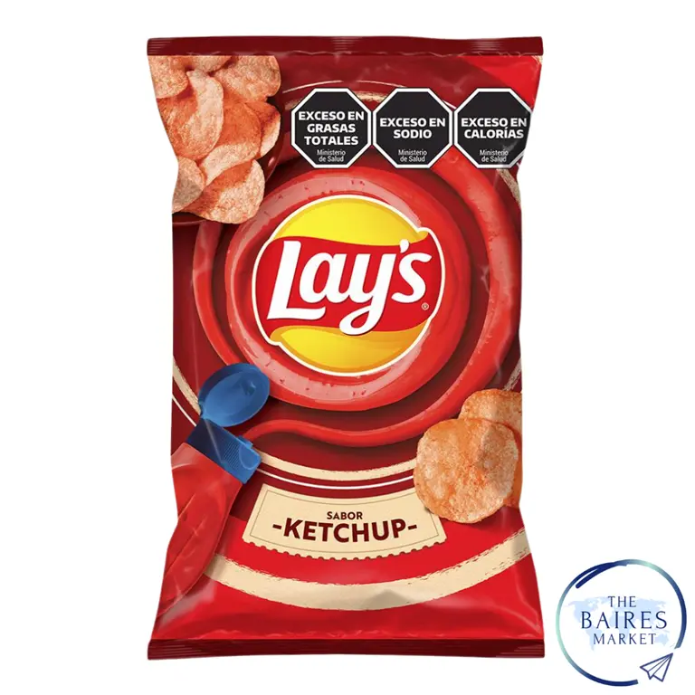 LAYS 34G PAPAS KETCHUP