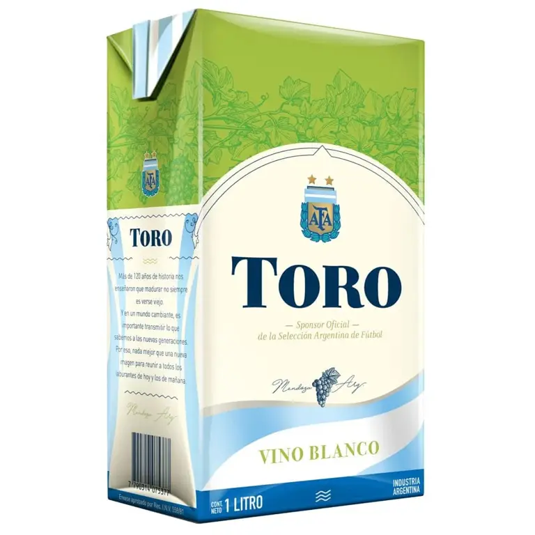 TORO VINO TETRA 1 LITRO BLANCO