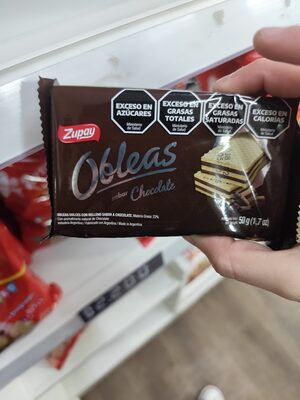 ZUPAY OBLEA CHOCOLATE X50G.