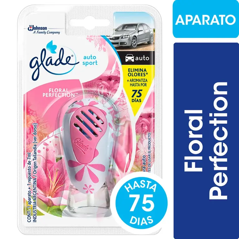 GLADE AUTO SPORT FULL APARATO FLORAL