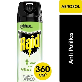 RAID AER.POLILLAS Y LARVAS X360