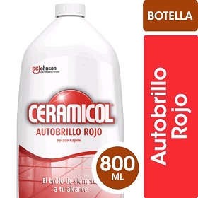 CERAMICOL ROJO BOT X800CM
