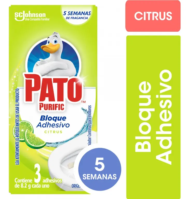 PATO PURIFIC DISCO ADHESIVO CITRUS