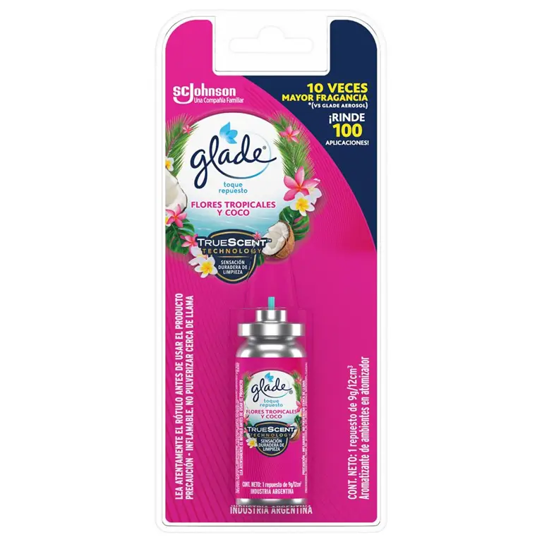 GLADE TOQUE FLORES TROPICALES