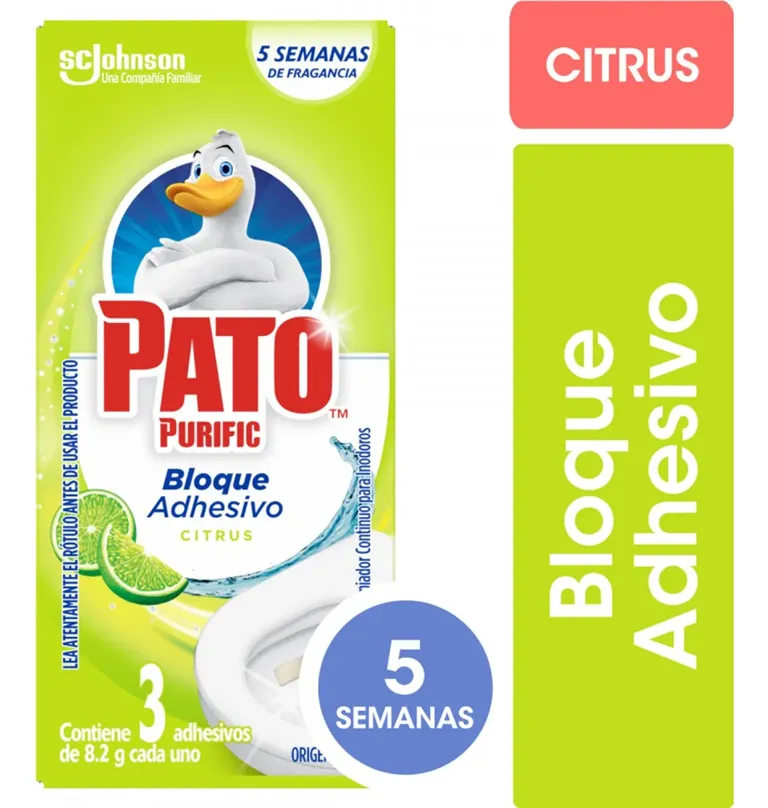 PATO PURIFIC BLOQUE ADHESIVO X3UN X8.2G