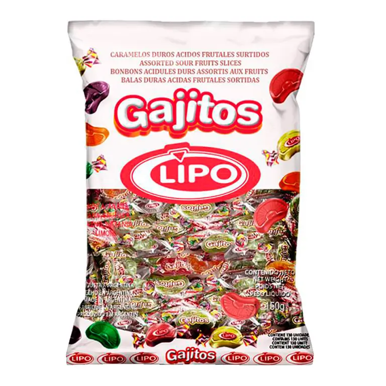 LIPO CARAMELO GAJITOS FRUTALES