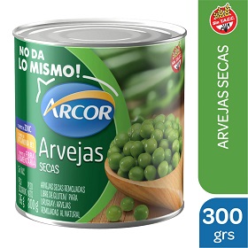 ARCOR ARVEJAS LATA X300G