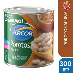 ARCOR POROTOS ALUBIA EN LATA X300G