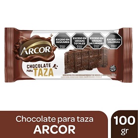 ARCOR CHOC.TAZA 100G.