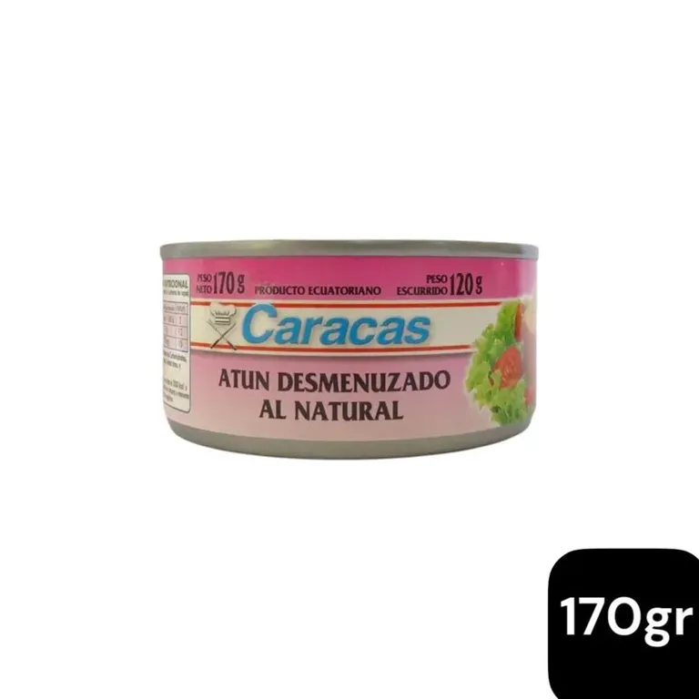 CARACAS ATUN DESM.170G.AL NATURAL