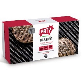 PATY HAMBURGUESA CLASICA X12U.