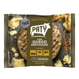 PATY HAMB.C/QUESO PROVOLONE X2U.200G.