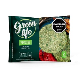 GREEN LIFE MED VEGGIES ARV Y BROCOLI X2 190G