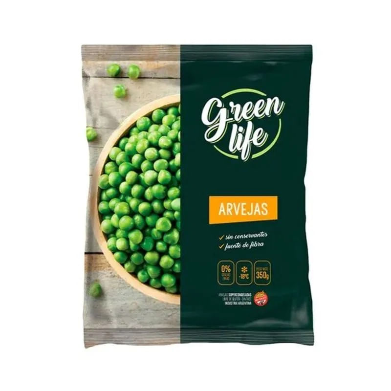 GREEN LIFE ARVEJAS 350G