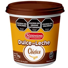 DULCE DE LECHE LA SERENISIMA CLASICO X1KG
