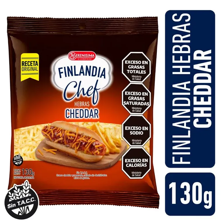 LS QUESO FINLANDIA EN HEBRAS CHEDDAR