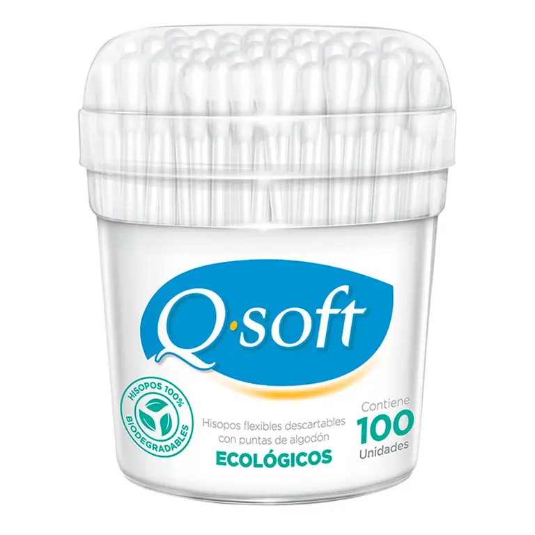 Q-SOFT FAMILIAR 100 U HISOPOS