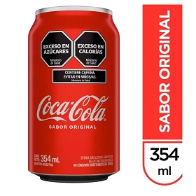 COCA COLA LATA 354 ML.