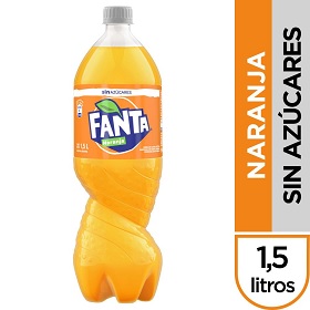 FANTA 1.5 NARANJA  ZERO PET