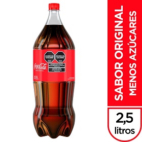 COCA COLA 2.5 LT. DESCARTABLE