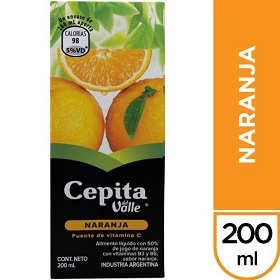 JUGO CEPITA 200ML NARANJA