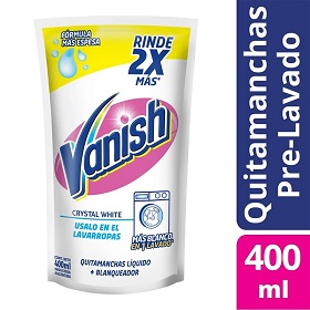 VANISH QUITAMAMCHAS 400 DP BLANCOS RADIANTES