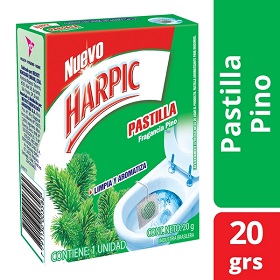 HARPIC PASTILLA HINODORO X20G PINO