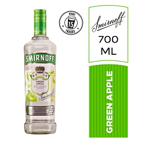 SMIRNOFF VODKA X700 GREEN APPLE
