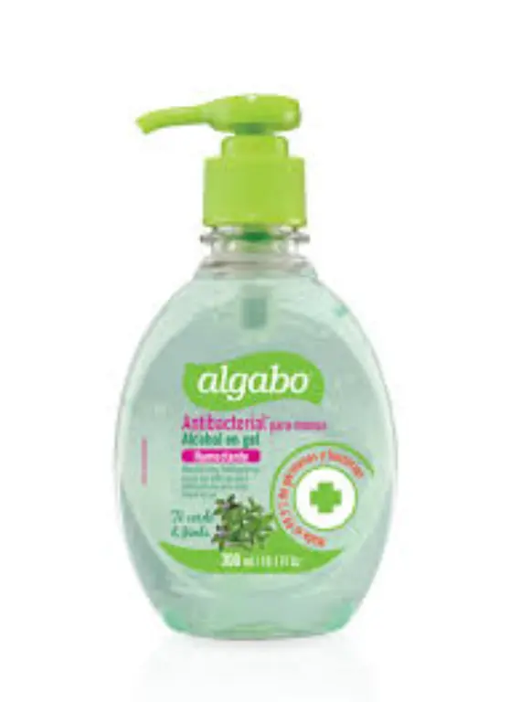 ALGABO ALCOHOL EN GEL ANTIBACTERIAL MENTA X300ML.