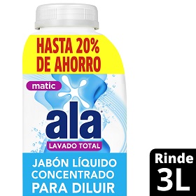 ALA JAB.LIQUIDO BOT.DILUIR X500 RINDE 3LT