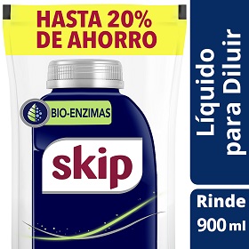 SKIP JAB.LIQ.DILUIR DP 150 ML 9 LAVADOS