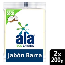 ALA JAB. PAN COCO ECO LAVADO MACHAS DIFICILES X 2