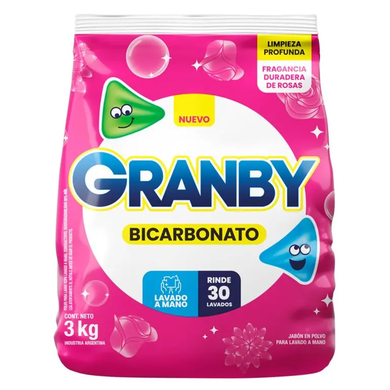 GRANBY JAB. POLVO ROSA BICARBONATO 3K