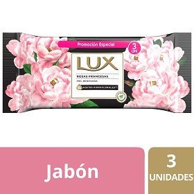LUX JAB.TOC.3X125G.ROSAS FRANCESAS