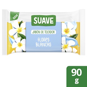 SUAVE JAB.TOC. X90G FLORES BLANCAS