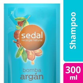 SEDAL X300 SHAMPOO BOMBA ARGAN