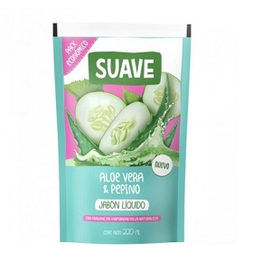 SUAVE JAB.LIQUIDO D.P X220 PEPINO Y ALOE VERA
