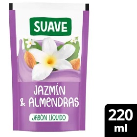SUAVE JAB.LIQUIDO X220 JAZMIN & ALMENDRAS