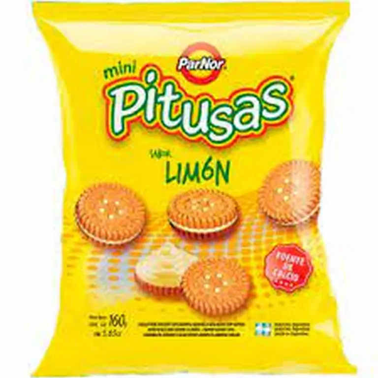 PITUSAS RELLENA LIMON 160 GRS.