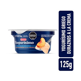 YOGURISIMO ESTILO GRIEGO DURAZNO A LA CREMA 125G