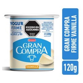 GRAN COMPRAYOG. VAINILLA FIRME X120G