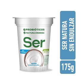 SER YOG. BATIDO NATURAL S/AZUCAR X175G