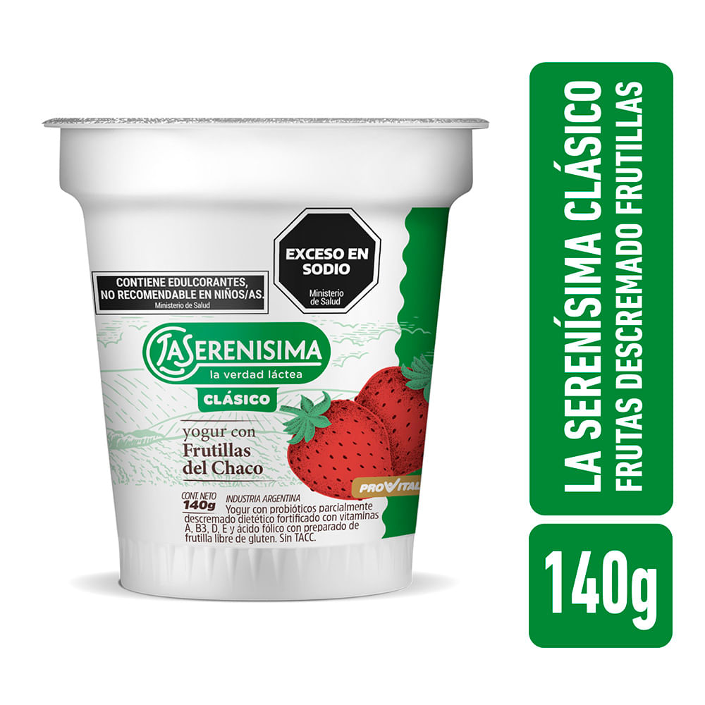 LS YOG. FRUTAS REGIONALES  ENTERO FRUTILLA 140G