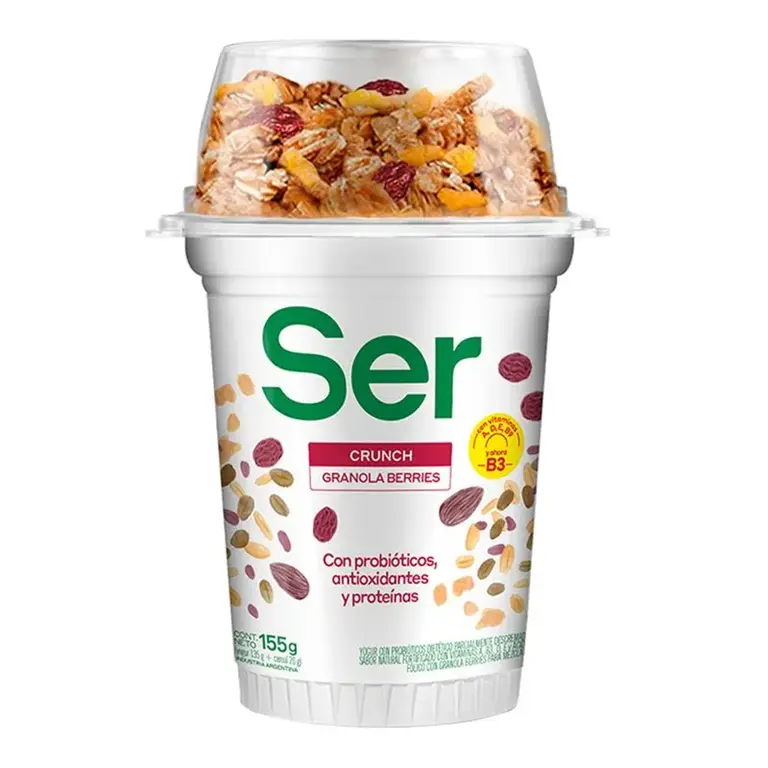 SER YOG. GRANOLA Y CEREALES BERRIES 155G