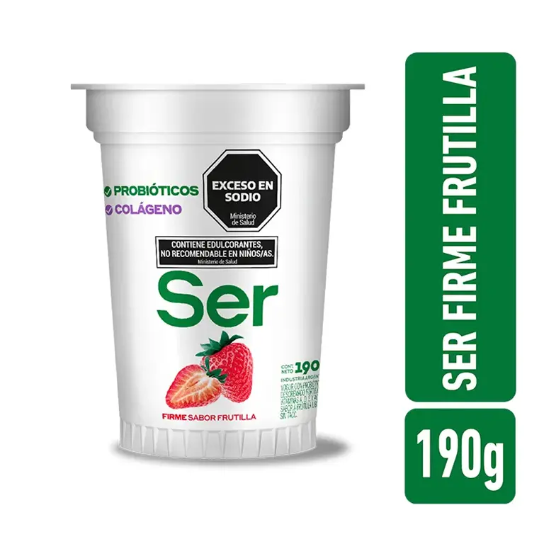 SER YOG. FIRME FRUTILLA C/COLAGENO 190G
