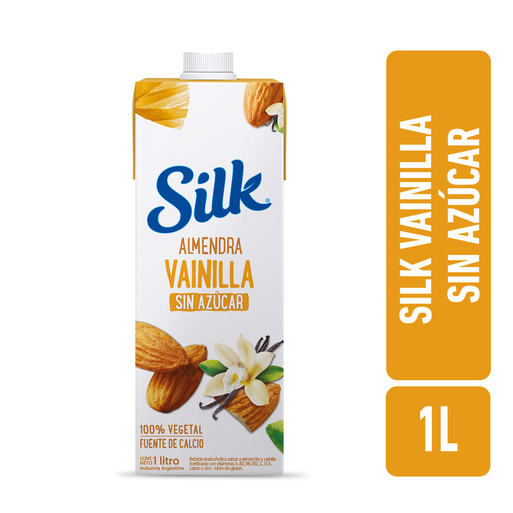 SILK BEB ALMENDRAS SIN AZUCAR 1L