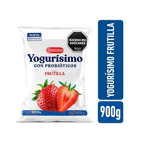 YOGURISIMO SACHET X900G C/PROBIOTICOS FRUTILLAS