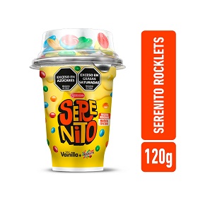SERENITO POSTRE VAINILLA C/ ROCKLETS 120G