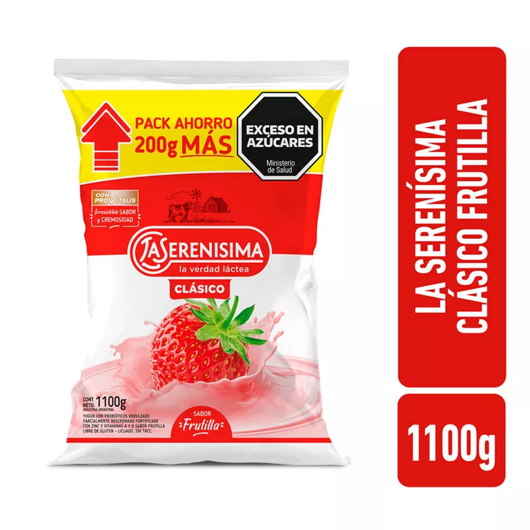 LS YOG.SACHET 1.100G.CLASICO FRUTILLA