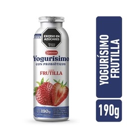 YOGURISIMO BOT. FRUTILLA 190ML